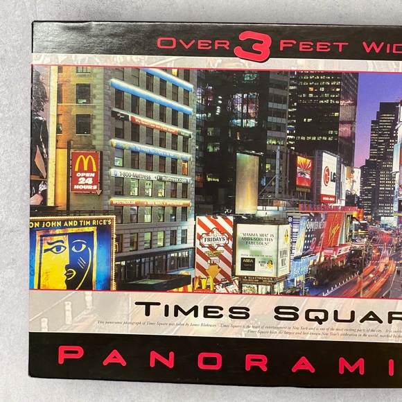 Buffalo Games Times Square New York City Panoramic Jigsaw Puzzle 750 Pieces - Picture 4 of 5